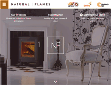 Tablet Screenshot of naturalflamesltd.co.uk